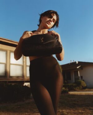 Sasha Calle Instagram - Thank you so much to Flaunt Magazine and the talented Joshen Mantai for going back in time with me, allowing me the space to reflect on my journey and my two loves - film and music. Grateful to YSL and Anthony for their support - I only wear skirts for you. Thank you to the beautiful team who laughed all shoot with me as I walked around saying I had “a bra bag” on in a very bad British accent. I am constantly inspired by all of you. I hope we continue to fight the barriers that are placed in front of us - together. x 

Credits:
@FlauntMagazine
Photographed by @JonnyMarlow
Styled by @Oliver_Vaughn wearing @YSL by @AnthonyVaccarello
Written by @Joshen_Mantai
Hair: @Virginie.Pineda
Makeup: @CedricJolivet
Flaunt Film: @JasonBergh
@Nue.Group @Monicajv 
#FlauntMagazine #UnderTheSilverMoonIssue