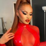 Sasha Colby Instagram – a little BTS of my promo with @rupaulsdragrace @viivhealthcare ✨ Season 16 of #DragRace premieres this Friday at 8/7c on @mtv !

Glam @prestonmakeup
Catsuit @imngo 
Gown @vee.monique