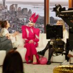 Sasha Velour Instagram - Dream moment of my life on the @thedrewbarrymoreshow talking about drag, friendship, and @werehere Season 4! Thank you Drew, @helloross, @meghantrainor, and @chrisolsen for welcoming me onto the couch, I’ll never forget it! Thanks to @thestevewarren, @johnnieinstagram, @HBO, @witchhousepr for making it all happen! Wearing @diegomontoyastudio 💖