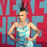 Sasha Velour Instagram - At the season 4 premiere of @werehere last night! Congratulations @thequeenpriyanka, @latriceroyale, @jaidaehall, @peter_lo_g, @johnnieinstagram, @thestevewarren and the entire team. I’m so proud to be part of this breathtaking show, and follow in the footsteps of the brilliant first 3 seasons! Can’t wait to hear what everyone thinks of this radical new approach (first episode is tomorrow). The night was even more special getting to walk the pink carpet with my drag daughter Jess (who you will meet in episodes 5 & 6) and my partner Johnny (who produced all the drag shows this season). Photos @gettyimages/Jeffrey Mayer and @davidjonphotography