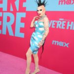 Sasha Velour Instagram - At the season 4 premiere of @werehere last night! Congratulations @thequeenpriyanka, @latriceroyale, @jaidaehall, @peter_lo_g, @johnnieinstagram, @thestevewarren and the entire team. I’m so proud to be part of this breathtaking show, and follow in the footsteps of the brilliant first 3 seasons! Can’t wait to hear what everyone thinks of this radical new approach (first episode is tomorrow). The night was even more special getting to walk the pink carpet with my drag daughter Jess (who you will meet in episodes 5 & 6) and my partner Johnny (who produced all the drag shows this season). Photos @gettyimages/Jeffrey Mayer and @davidjonphotography