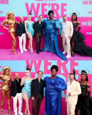 Sasha Velour Instagram - At the season 4 premiere of @werehere last night!

Congratulations @thequeenpriyanka, @latriceroyale, @jaidaehall, @peter_lo_g, @johnnieinstagram, @thestevewarren and the entire team. I’m so proud to be part of this breathtaking show, and follow in the footsteps of the brilliant first 3 seasons! Can’t wait to hear what everyone thinks of this radical new approach (first episode is tomorrow).

The night was even more special getting to walk the pink carpet with my drag daughter Jess (who you will meet in episodes 5 & 6) and my partner Johnny (who produced all the drag shows this season). 

Photos @gettyimages/Jeffrey Mayer and @davidjonphotography
