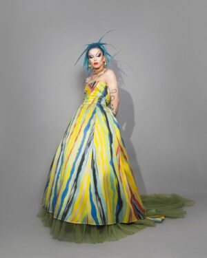 Sasha Velour Instagram - Wearing @christopherjohnrogers, @misho_designs jewelry, and custom dyed hair by @johnnovotny for the @glaad awards last night. (Studio photos by @mettieostrowski)

I was nominated for “Outstanding Live TV Journalism – Segment or Special” for my appearance on Good Morning America last year about the drag ban. I also presented the award for “Best Reality Program” with my We’re Here sisters and the brilliant @brotherjones_ who spoke about the need for lawmakers to focus on stopping actual violence and injustice instead of targeting the LGBTQ  community. 

As a final note, I was moved by the protesters outside and inside to investigate the partnership between GLAAD and the Anti-Defamation League. Although the ADL has helped track anti LGBTQ  hate across the country, they have destroyed their own credibility by consistently labeling human rights advocacy for P@ lestine as antisemitism, vilifying protestors, and working to suppress all activism for G @ za. The actions of ADL are not consistent with our standards for justice as a queer community, and I urge institutions like GLAAD to publicly suspend all future work with them and support queer Palestinians. None of us will have liberation until all of us do. 

Getty photos @taylorehill and Kristina Bumphrey