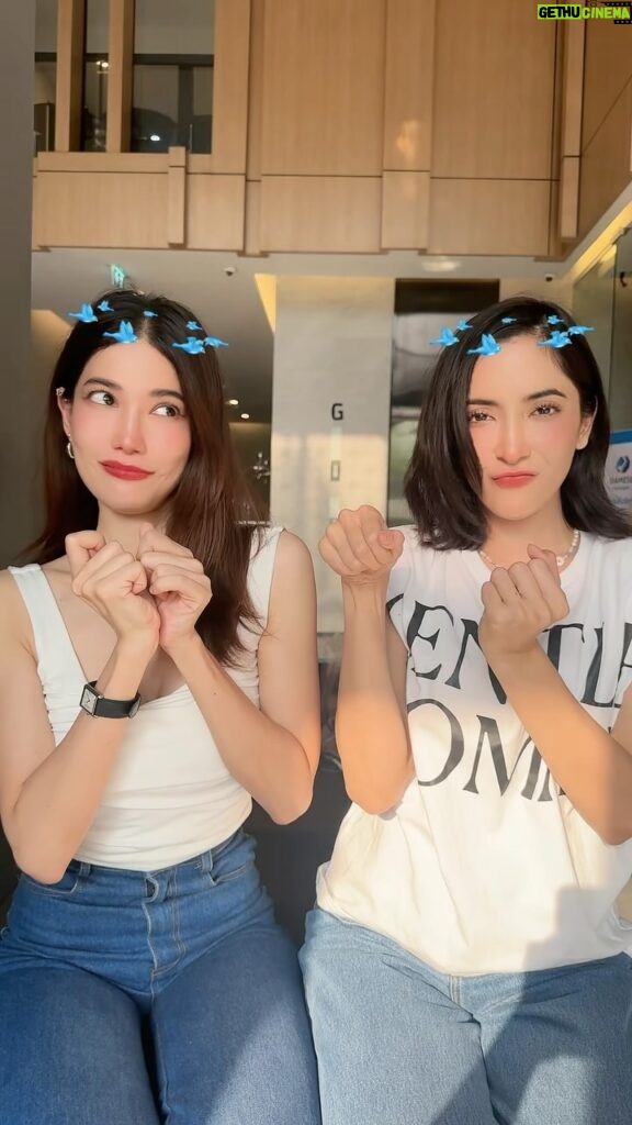 Savika Chaiyadej Instagram - พกนว เค้ากลับมาละ 👩‍❤️‍👩🥰 @nammwann