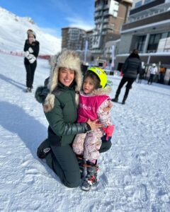 Seda Bakan Instagram - Alp Dağları 🤍🧿🤍 #francia🇫🇷 #tignes