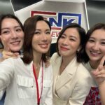 Selena Lee Instagram - Happy birthday beautiful @charmaine_sheh ! ❤️ 希望妳每天都幸福，美麗，快樂！ We are #queenofnews ! 😍 @thaichiuhk #happybirthday #新聞女王 #thequeenofnews #filminginProgress