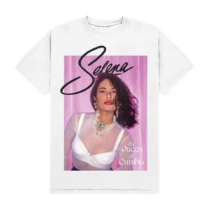 Selena Quintanilla Instagram - 👚NEW MERCH FRIDAY👕
New Design! Pink Selena White Tee
100% Cotton Unisex Crew Neck
AVAILABLE NOW only at www.q-productions.com