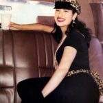 Selena Quintanilla Instagram - Friday Mood 💜 #SelenaQuintanilla #LeopardPrint #SelenasStyle Corpus Christi, Texas