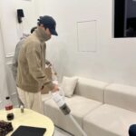 Seo In-guk Instagram - 아지트에서 청소중
