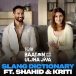 Shahid Kapoor Instagram - their dictionary seems pretty up-to-date, as for the chemistry, find out for yourself! #TeriBaatonMeinOnPrime, watch now @aapkadharam #DimpleKapadia @real.amitjoshi @i_aradhana_ #DineshVijan #JyotiDeshpande @laxman.utekar @sharadakarki @pvijan @maddockfilms @officialjiostudios @tseries.official
