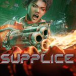 Shaina West Instagram - Hiii it’s me, but as the heroine, “Zorah Null” in this new retro shooter style game called “SUPPLICE”. 😁👾 You can play it now on Steam! @thehyperstrange