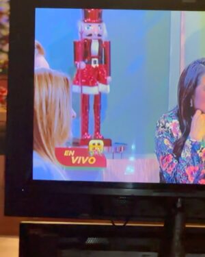Shanik Aspe Instagram - Gracias @ventaneandouno por invitarnos a partir la rosca y presentar a mi Valentino por primera vez en televisión ❤️ Gracias por todo desde siempre @chapoypati 
los queremos !
