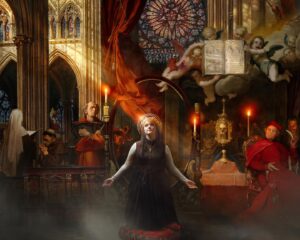 Shannon Purser Instagram - Part One: Devotion

When I found @anetherealfire’s work, I was blown away by the beauty and detail and knew I wanted the opportunity to see myself in fine art. What was even more exciting is how encouraging Chris is to all his clients in helping them explore a narrative. I started to think about what story I’d want to tell about the journey of my life and how I could translate it into art.

Ultimately, I settled on my experience growing up deeply religious, battling intense mental illness, and the nonlinear journey of healing. I’m so excited to show you all the stunning pieces Chris created so stay tuned! 

Devotion is about single-minded longing and submission. The comfort and safety in self abandonment. A desperation for hope and guidance that can easily be taken advantage of. When your eyes are fixed on heaven, what darkness escapes your notice? 

From Chris: 

“This artwork took 2 days to complete with over 40 classical elements combined together alongside digital painting to create the setting. 

The final result is one of the most visually complex, and intense pieces I have created to date for my Storyteller Sessions and is something I am immensely proud of to have worked on ⚔️.⁣
⁣
The story Shannon created and the themes we talked thru together are powerfully heavy topics, and I’m so thankful that she trusted me with this 🎨🖼️. ⁣
⁣
⁣
*No generative ai used in this artwork⁣
⁣