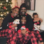 Shanola Hampton Instagram - Oh the joy of the holidays and the nearly impossible task of getting a useable annual pj photo! From my family to yours, happy all things and may you have the merriest of times with those you love!