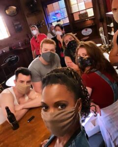 Shanola Hampton Instagram - We be masking! @shameless #Season11 #Ep3! @emmakenney @noelfisher @cameronmonaghan @ekeberlee @stevehowey