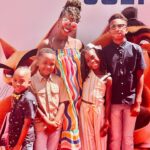 Shanola Hampton Instagram - What a fantastic family fun weekend!! Having my niece and nephews with us, made it all the sweeter! @pawsoffurymovie is not just a kids movie! So good!@paramountpics My kids faces when they realized @blippi was at the @netflix @kungfupanda event was truly priceless! Thanks to all! #summermemories #Cousinsclan #coolauntie