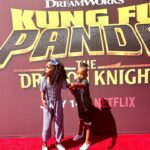 Shanola Hampton Instagram - What a fantastic family fun weekend!! Having my niece and nephews with us, made it all the sweeter! @pawsoffurymovie is not just a kids movie! So good!@paramountpics My kids faces when they realized @blippi was at the @netflix @kungfupanda event was truly priceless! Thanks to all! #summermemories #Cousinsclan #coolauntie