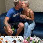 Sharna Burgess Instagram - Unshared moments from our engagement. A dream. An afternoon in @cartier being fussed over with champagne and food while I tried on all shapes and sizes and sets. I could barely process it was happening let alone choose from perfect ring after perfect ring. But as soon as she went on my finger I knew… I knew I never wanted to take her off. Yes she is a she. Bright, big, beautiful and classic. I love that Bri allowed me to choose, to play and to discover what my dream ring was. And that experience together!?! Him proposing again in Cartier with my dream ring... don’t pinch me 🥹 A highlight of my life and our life together. Nazy… thank you for finding her 🫶🏼✨