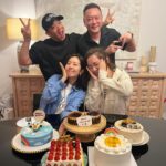 Sharon Chan Man-Chi Instagram - 五月🎂 五月嘅第一日 都係開心的生日月 唔係我生日 係一班充滿活力嘅鐵馬家族 加埋我老公 一齊玩返晚👏 多謝晒馬生馬太 真係好耐冇打邊邊 同埋一次過食咁多款蛋糕 好似去咗Dessert buffet🍰🧁🍧 最緊要大家開開心心！身體健康！ 事事如意！個個有米！ 下次又再玩過🥰👍