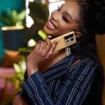Sharon Ooja Instagram - What makes Winning better? When you are winning with your team of friends!!!!!!! The joy iv had knowing me and my circle are infinixing together !!! It’s till infinity 😬😬😬😬😬 do you know that you can transfer your music from your other phones to your infinix phone 🥰 just sign in with your id and all your playlists will appear !!! Guess what else I love ? You can use both infinix air buds or the regular headphones!!! I love my infinix phone 😍🥹🥹 @infinixnigeria
