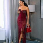 Sharon Ooja Instagram - Had a lovely day today with my @schweppesng Schweppes family at the Coca-Cola system sales convention in Lagos😍😍😍 can’t wait to show you guys videos of how it went for now take these pictures of my outfit 😍😍😍 Styled by @dahmola Outfit @weizdhurmfranklyn Make up @mayhaz_ Photography @bangraphy