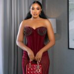 Sharon Ooja Instagram - Had a lovely day today with my @schweppesng Schweppes family at the Coca-Cola system sales convention in Lagos😍😍😍 can’t wait to show you guys videos of how it went for now take these pictures of my outfit 😍😍😍 Styled by @dahmola Outfit @weizdhurmfranklyn Make up @mayhaz_ Photography @bangraphy
