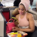 Sharon Ooja Instagram - Touchdown joburg!!!! @naijaonnetflix we are about to make it a movie !!!! Bridgeton season 3 is upon us !!! In a few hours 🤭 #netflix #happygirl