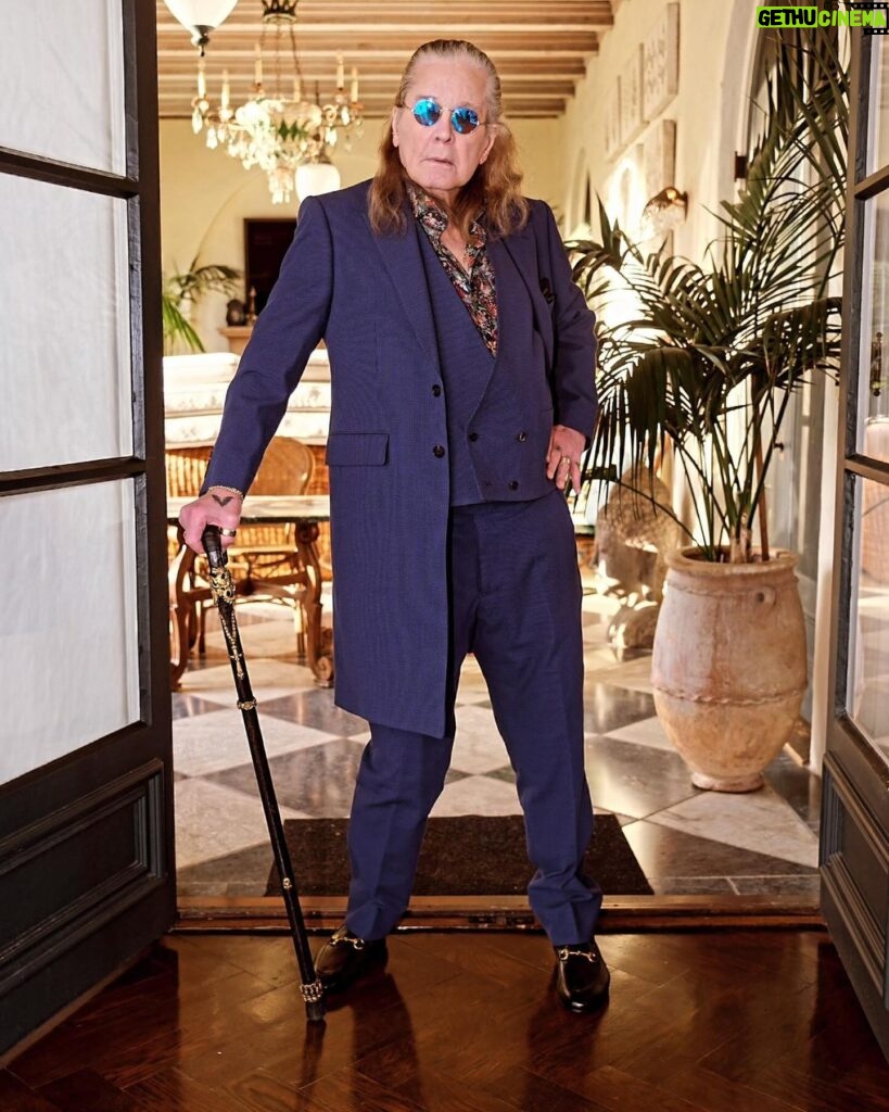 Sharon Osbourne Instagram - Little Known Fact: Ozzy loves a bespoke suit! Check out his flair for the debonair 🤘 @lgfg_fashion_house