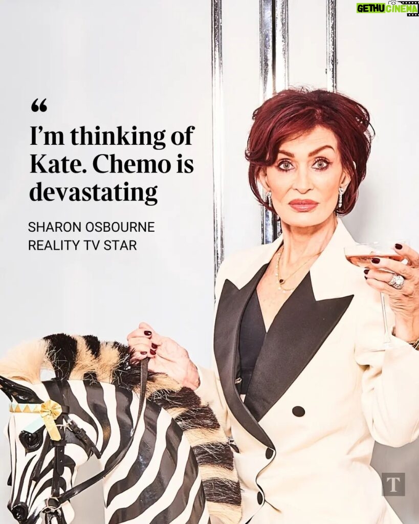 Sharon Osbourne Instagram - 🗣️ "I went through cancer in 2002, so I’m thinking of the Princess of Wales. Chemo is not fun. I lost my fingernails, toenails, hair." The reality TV star on chemotherapy, her rapid weight loss, moving back to the UK and why she won’t be having any more cosmetic surgery. 📸 Portrait @tomjacksonfoto