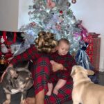 Shaughna Phillips Instagram - Lucia’s first Christmas Eve, I love our little family ♥️🎅🏽