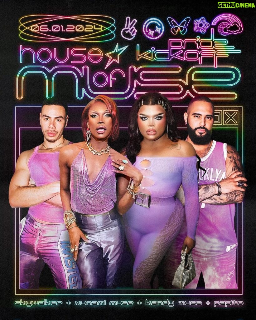 Shea Couleé Instagram - The House of Muse presents: the official NYC Pride KICK-OFF! 🌈💫 Saturday, June 1st (10PM) 🪩🎉 Party the night away with some of your FAVORITE Drag Race WINNERS & some of the HOTTEST DJ's in town! ⭐️✨ DRESS CODE: Y2K PU$$Y CÜNT 📱💕 (TICKET LINK IN BIO) very LIMITED tickets, so snatch yours TODAY! 🎟️💅 @xunamimuse @papito.suave @lucasxskywalker @the_symone @jaidaehall @sheacoulee @3dollarbillbk