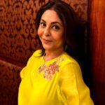 Shefali Shah Instagram - 💚 Hair: @swami.hair.artistry Outfit: @stitched_poetry