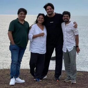 Shefali Shah Instagram - I have to take you to the UDGAM of ‘THREE OF US’ the very beginning. 

During the lock down was a zoom call, with a very soft spoken, tentative and absolutely unassuming @avinasharundhaware (whose work I admired tremendously.) It was very simple, He narrated to me a one line and I said yes. Bas! One of the many things Avinash and me agreed on was this isn’t a sad story of loss. It’s a happy story of discovery. 

Then Joining us was an unimaginable, absolutely unexpected casting genius by Avinash. @jaideepahlawat as Pradeep and @swanandkirkire as Dipankar. I was thrilled, but also intrigued waiting to see how all three of us slid into their world.
And with me was my family, @pallavisymons @sandhyabellarae @imraj_gupta laughing, cracking jokes, us cooking together, food, stories, memories and moments. Sometimes of madness and sometimes of absolute tranquility.
 
I remember the first day of shoot, we had a very early morning call time. Moon’s night shift had still not ended, and the sun was still fast asleep, Driving to the location anxiety ridden I messaged Avinash…
“You know what you are doing na? Coz I don’t.” 
And he replied “I don’t know either.” 
(In retrospect he more than well knew what he was doing, I mean look at what he has created.) 

While I was absolutely and blissfully lost and honestly that was the only way of finding Shailaja. 
We never trespassed the world of “THREE OF US”. But we  created some memories of our own. Finally all merging one into another. Not knowing now what is more real.
#ThreeOfUs