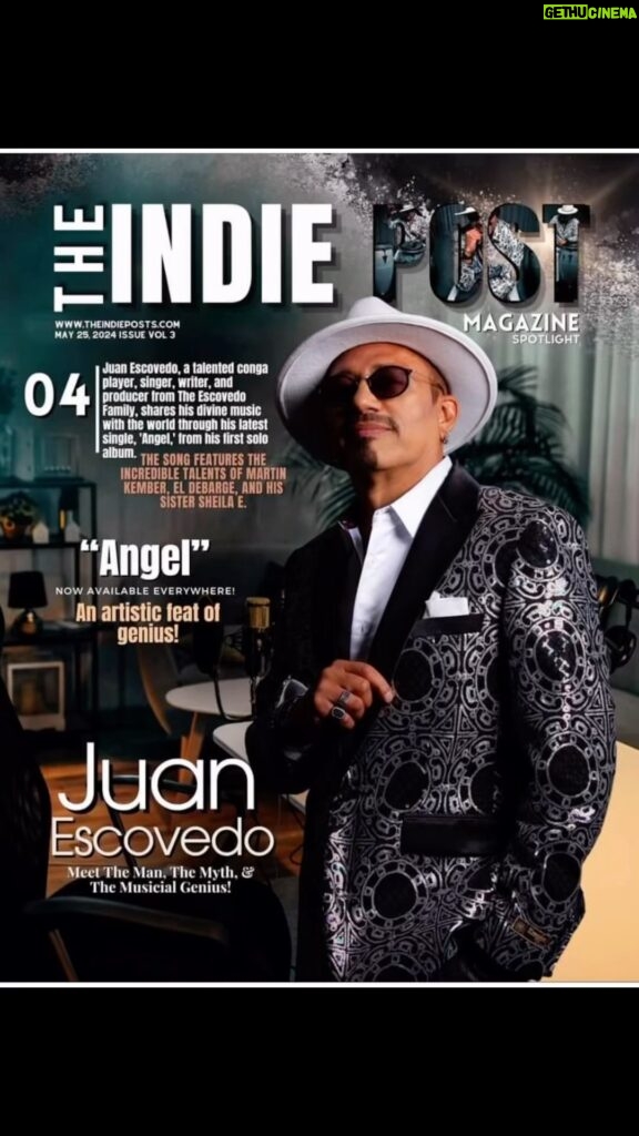 Sheila E. Instagram - Please help me congratulate my brother Juan Escovedo for the cover of this magazine. Thank you for continuing to support his new music. Don’t forget to take a listen. Thank u 💕🙏🏽 @juan.escovedo @brittneyescovedo @jaithaprofit @brendanesco @peettha @pete_escovedo @escovedopetermichael @iacheveres @zinaescovedo