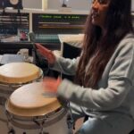 Sheila E. Instagram - In the Lab jamming New single out on ALL STREAMING PLATFORMS FRIDAY MARCH 8th Bemba Colora featuring Gloria Estefan, Mimy Succar. Info Link bio @gloriaestefan @mimysuccar @celiacruz @tonysuccar #sheilae #sheilaedrummer #legend #legacy #escovedo #salsa #salsadancing #miami #ceilacruz @iacheveres @lpmusicofficial