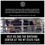 Sheri Moon Zombie Instagram – Please help to stop the “Birthing Center Side Show” at the NY State Fair by signing the petition. Link in bio.  #woodstockfarmsanctuary #lovecows  #stopexploitinganimals ❤️ 🐮