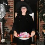 Sheri Moon Zombie Instagram - ...After taking over for @robzombieofficial handing out candy to the trick or treaters, we ended up giving away about 1,000 pieces of candy 🍬 🧡🌙🧟🎃 #zombiehalloween #trickortreat #halloween (thinking about 2003)