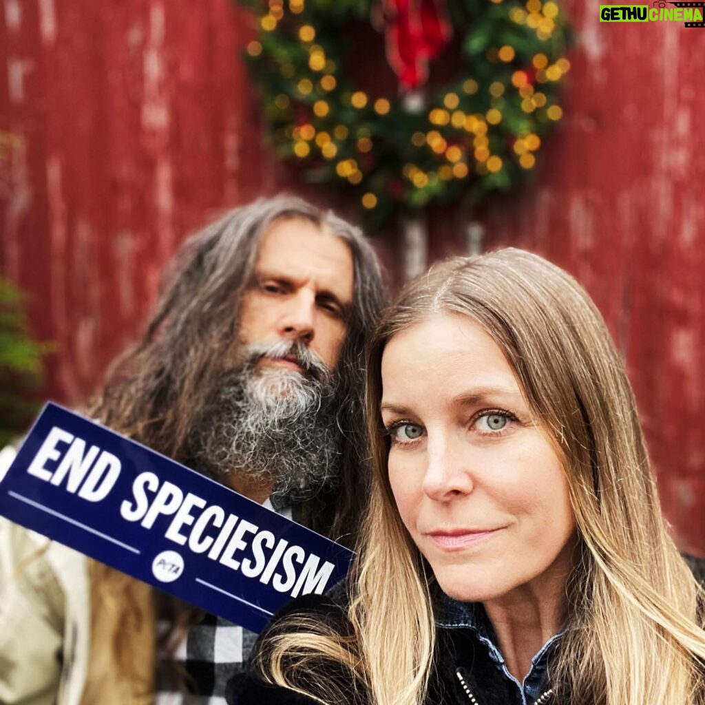 Sheri Moon Zombie Instagram - Congrats to PETA for 40 years of saving animals. Ginger (2nd pic)and Claire (3rd pic) were rescued by PETA and Rob and I are happy to provide them with a home. Continue the incredible work PETA! #peta40 #endspeciesism #govegan #peace