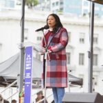 Sheryl Sandberg Instagram - Thank you Mayor @londonbreed for standing with us at the @unity_march_sf. As you said so powerfully, “There is no place for hate in San Francisco.” I’m deeply inspired by Mayor Breed’s tenacity and commitment — from fighting against antisemitism and hate in all its forms to the ways she’s taking on the challenges San Francisco faces. She guided the city through the COVID-19 crisis with urgency and resolve. And she is showing how cities can lead on safety and justice. We need more women in office, and we need women like Mayor Breed.