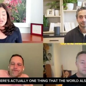 Sheryl Sandberg Instagram - Awesome to be back together with great friends and people who loved my late husband Dave so much. We laughed about good times and cried because we all miss Dave’s wisdom and his sense of humor. He would have loved this podcast — and he would have made fun of Chamath endlessly as @thefakechamath on X. Yep, it was Dave the whole time.

We also came together to talk about @screamsbeforesilence and the sexual violence that occurred in Israel on October 7th. We spoke about the undeniable evidence of Hamas’ crimes against women, the alarming rise in antisemitism, and how we can ensure the voices of victims and survivors are heard.

Thank you Chamath, @jason, and David for having me on the pod. I hope everyone listens.