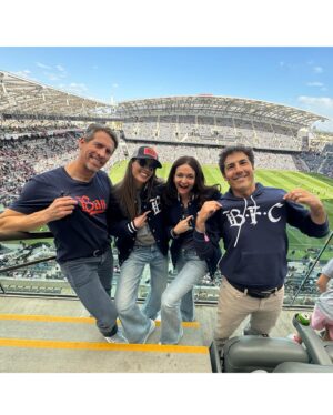 Sheryl Sandberg Instagram - @wearebayfc won our first @nwsl match in history!! I could not be prouder of our players for the grit, determination, and skill they showed on the pitch.
 
Having a hometown women’s soccer team to root for is a dream come true for me, @tom_bernthal, and our family (especially our daughters). It’s been really exciting to help bring it to life in partnership with Alan Waxman and David Stiepleman from @sixthstreetpartners and our founding football four @bchastain6, @leslieosborne12, @daniellevslaton, and @alywagner.

#BayFC is one team representing all 9 Bay Area counties. It was incredible to see Bay FC fans from all over the Bay Area at the game to support our team’s historic inaugural season. The energy — from the team, coaches, and fans — is unstoppable. We’re just getting started!

#BLegendary #WeCameToPlay #LAvBAY