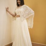 Shivangi Joshi Instagram - 🤍 Styled By:- @nehaadhvikmahajan 👗Outfit :- @neerusindia @neerusprive 💎Jewellery:- @adan_creation_