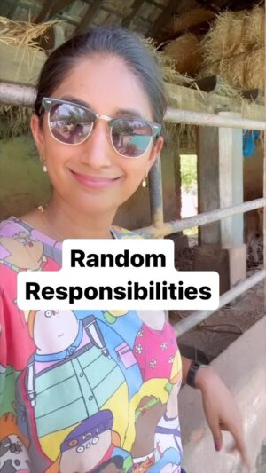 Shraddha Gautam Instagram - Random Responsibilities. 
#farm #farmlife #ants