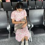 Shristi Shrestha Instagram - She just came & sat on my lap like a boss 🥹 💗