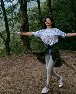 Shristi Shrestha Instagram - 🦚 @retreat.at.shivapuri 💖
