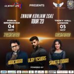 Shweta Mohan Instagram - Time is ticking: Only 7 Days Left - Grab Your Tickets Now!! Tickets are available on the following ticketing platforms. ——————————— https://www.ukeventlife.co.uk/event-details/24/Tour_23 ———————————————————————— https://www.ticketmaster.co.uk/vijay-yesudas-shweta-mohan-haricharan-bennet-london-05-11-2023/event/36005F01D2FD264E ———————————————————————— https://troxy.co.uk/event/vijay-yesudas-shweta-mohan-haricharan-bennet-and-the-band/ https://www.ticketmaster.co.uk/vijay-yesudas-shweta-mohan-harricharan-birmingham-04-11-2023/event/1F005F0E9B403C0D?brand=theatresonline&irgwc=1&awtrc=&camefrom=CFC_BUYAT_1299588&ircid=7559