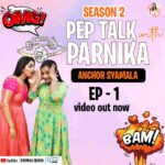 Shyamala Instagram - Don’t miss this 1st Crazy Episode of Pep Talk With Parnika Season 2 Ft @syamalaofficial ❤️ Link in Bio😍