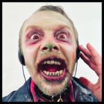 Simon Pegg Instagram - Happy Halloween dumb fucks!!!🎃 #dayofthedead #Bub