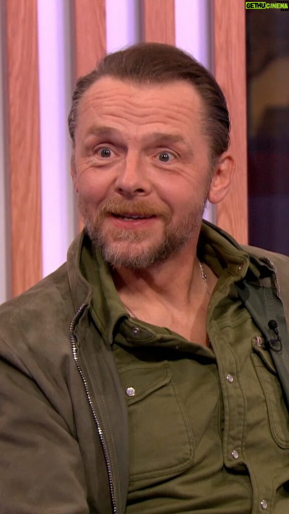 Simon Pegg Instagram - Simon Pegg does his own stunts in Mission Impossible? 💥 #TheOneShow @simonpegg @missionimpossible