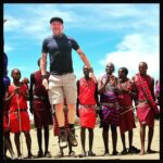 Simon Pegg Instagram - Had the huge privilege of visiting a Masai village and learning the hero’s dance. This would ordinarily be performed after hunting and killing a lion but due to modern conservation laws, this is no longer the case, which is good news for the lion and also for me because I would have been eaten by the lion.